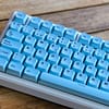 azul-cerca Keycaps ISO Español - Azul cielo PBT XDA