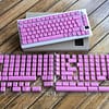 rosa-pack Keycaps ISO Español - Rosa PBT XDA