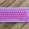rosa-superior Keycaps ISO Español - Rosa PBT XDA