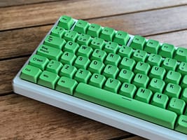 verde-cerca Keycaps ISO Español - Verde PBT XDA