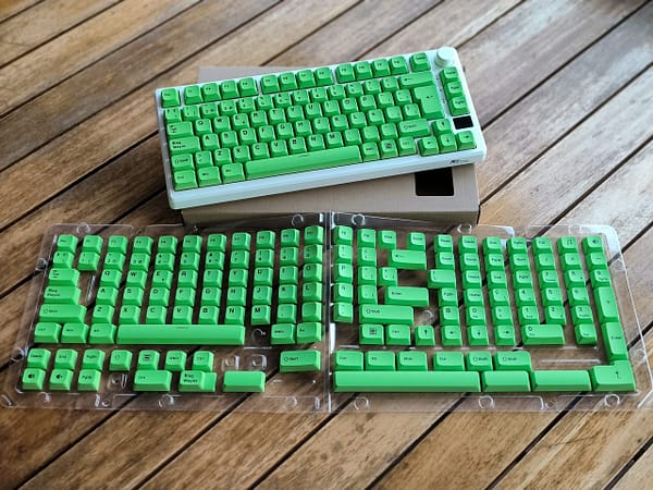 verde-pack Keycaps ISO Español - Verde PBT XDA