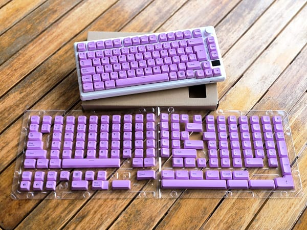 lavanda_pack Keycaps ISO Español - Lavanda PBT XDA
