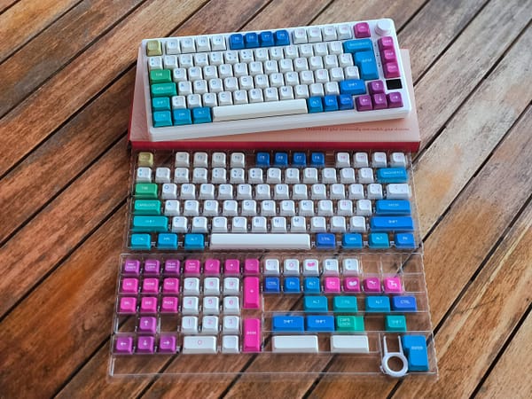 arcoiris_pack Keycaps ISO ES / ANSI - Edición "Pastel Sky" (XDA - PBT)